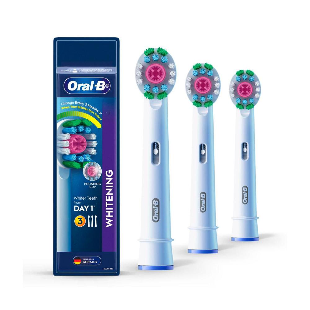 Oral B Whitening Electric Toothbrush Replacement Heads - 3 Pack