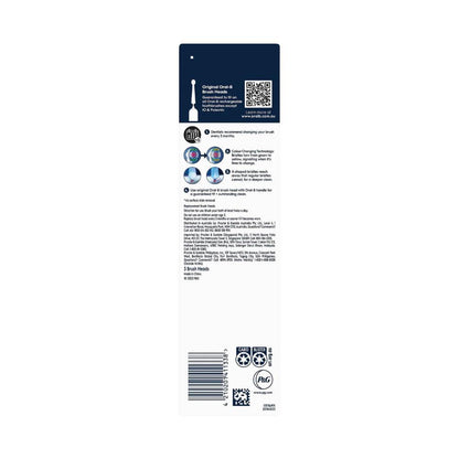 Oral B Whitening Electric Toothbrush Replacement Heads - 3 Pack