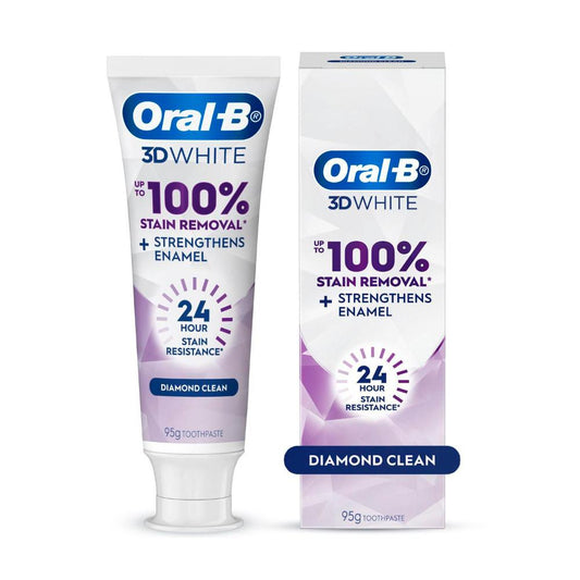 Oral B 3d White Lasting White Enamel Strong Toothpaste - 95g