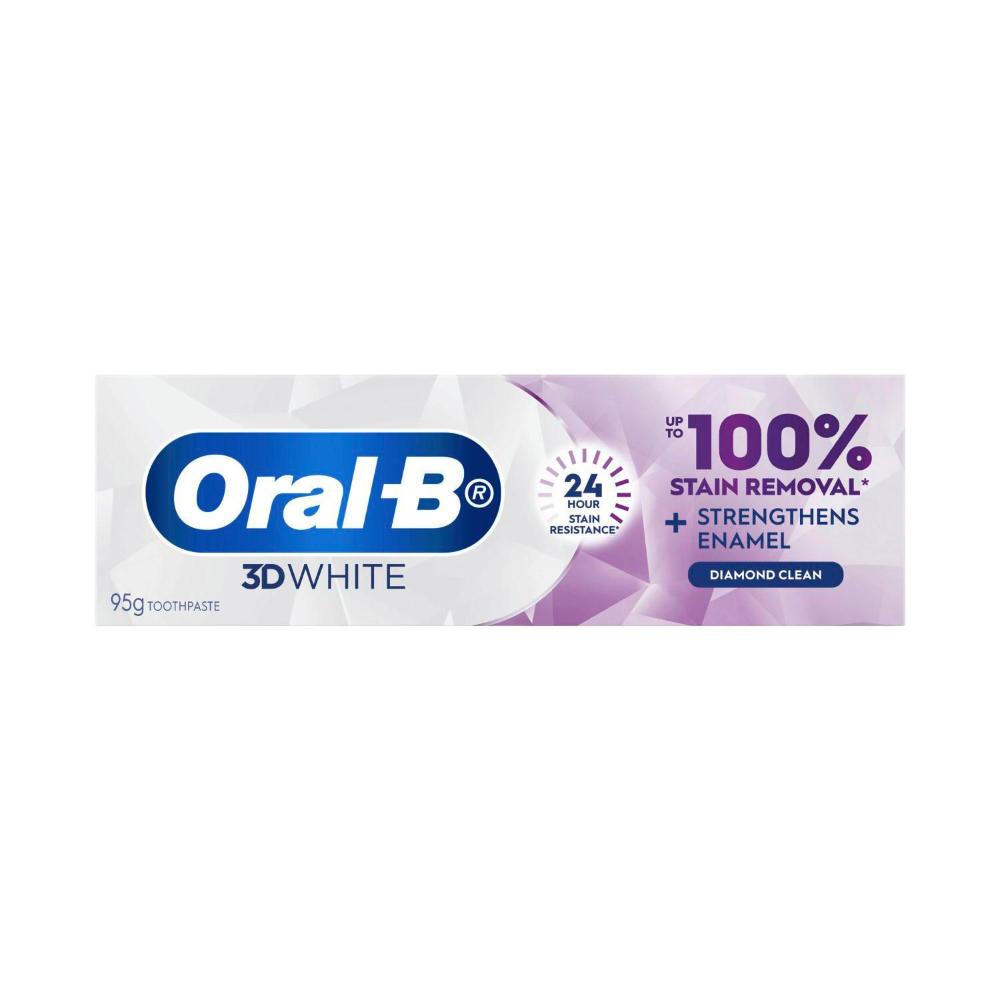 Oral B 3d White Lasting White Enamel Strong Toothpaste - 95g