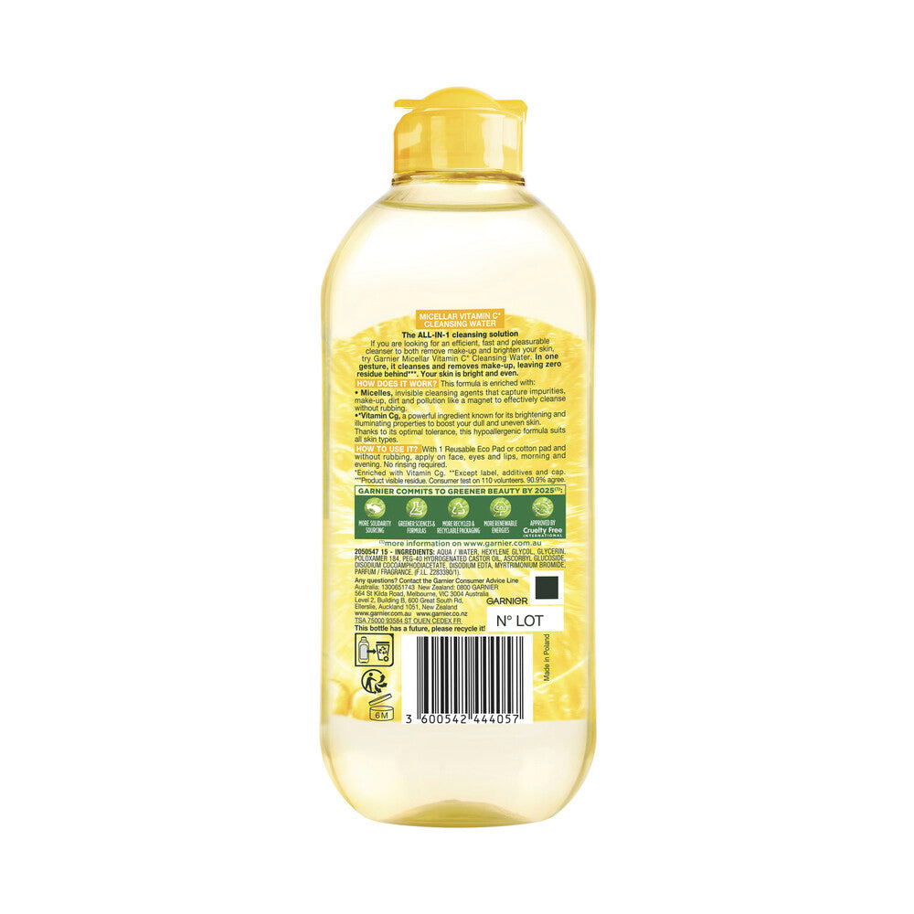 Garnier Vitamin C Micellar Water - 400mL