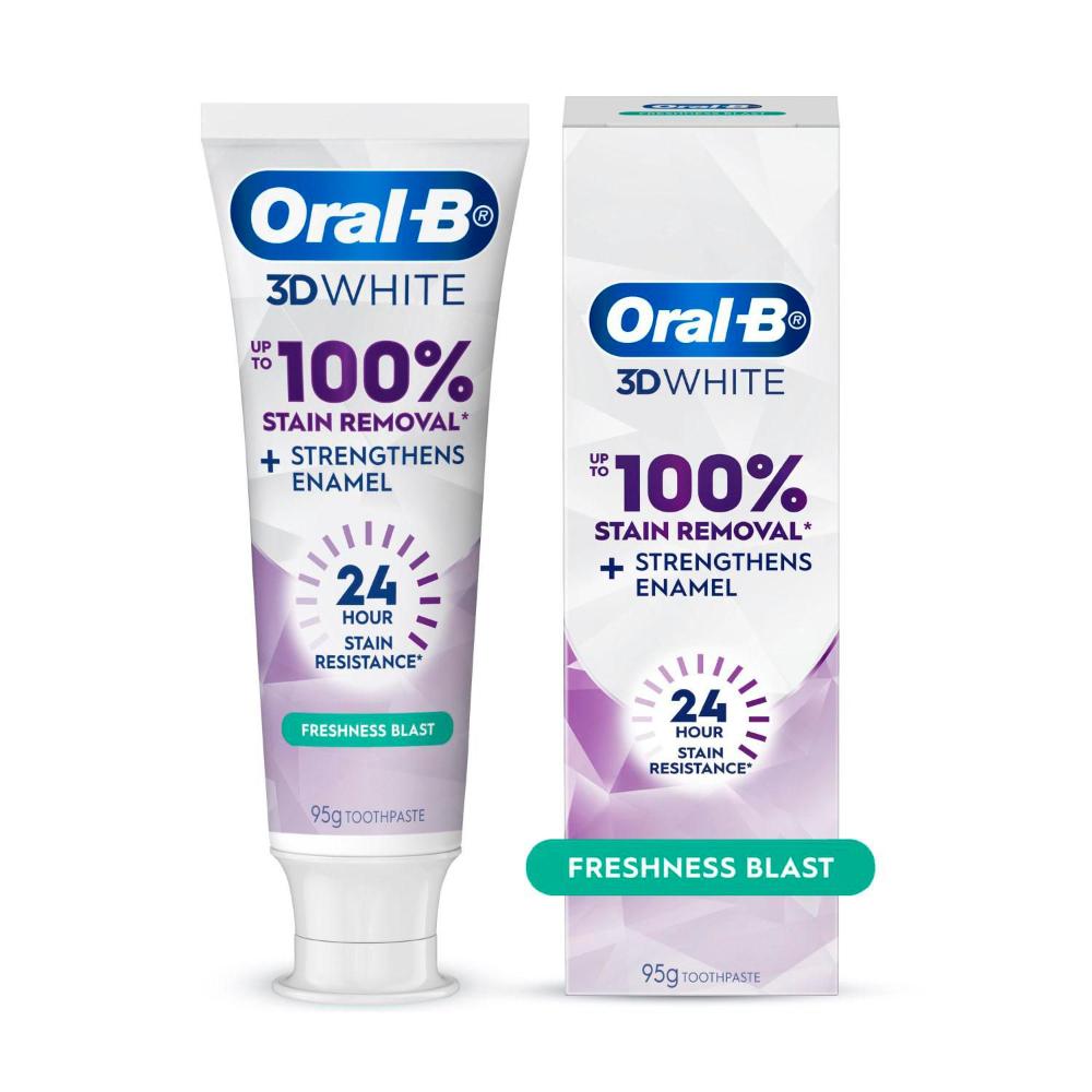 Oral B 3d White Lasting White Freshness Blast Toothpaste - 95g