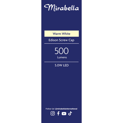 Mirabella Led Candle Es 5w 500lm Warm White Each