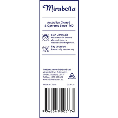 Mirabella Led Candle Ses 5w 470lm Warm White 1 Pack
