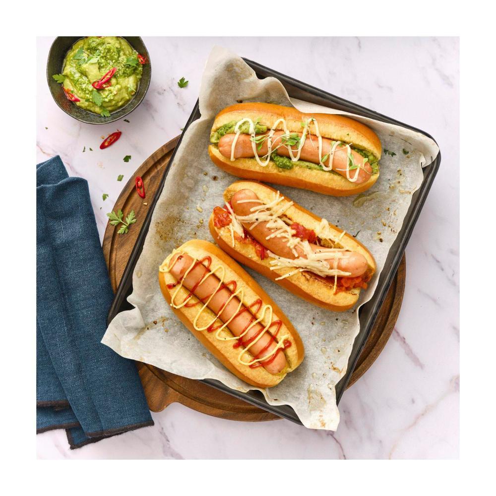 La Fournee Doree Split Top Brioche Hot Dog Rolls 6 Pack - 300g