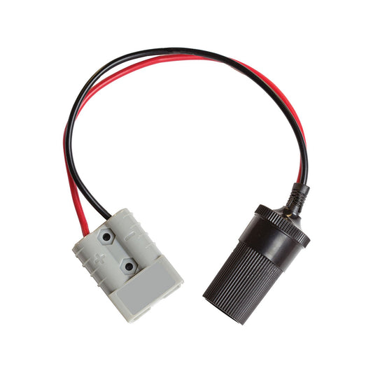 Kt Solar HD Connector - 50A to Accessory Socket - 300mm - Black