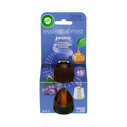 Air Wick Essential Mist Peace Lavender-eucalyptus & Sage Diffuser Refill - 20mL