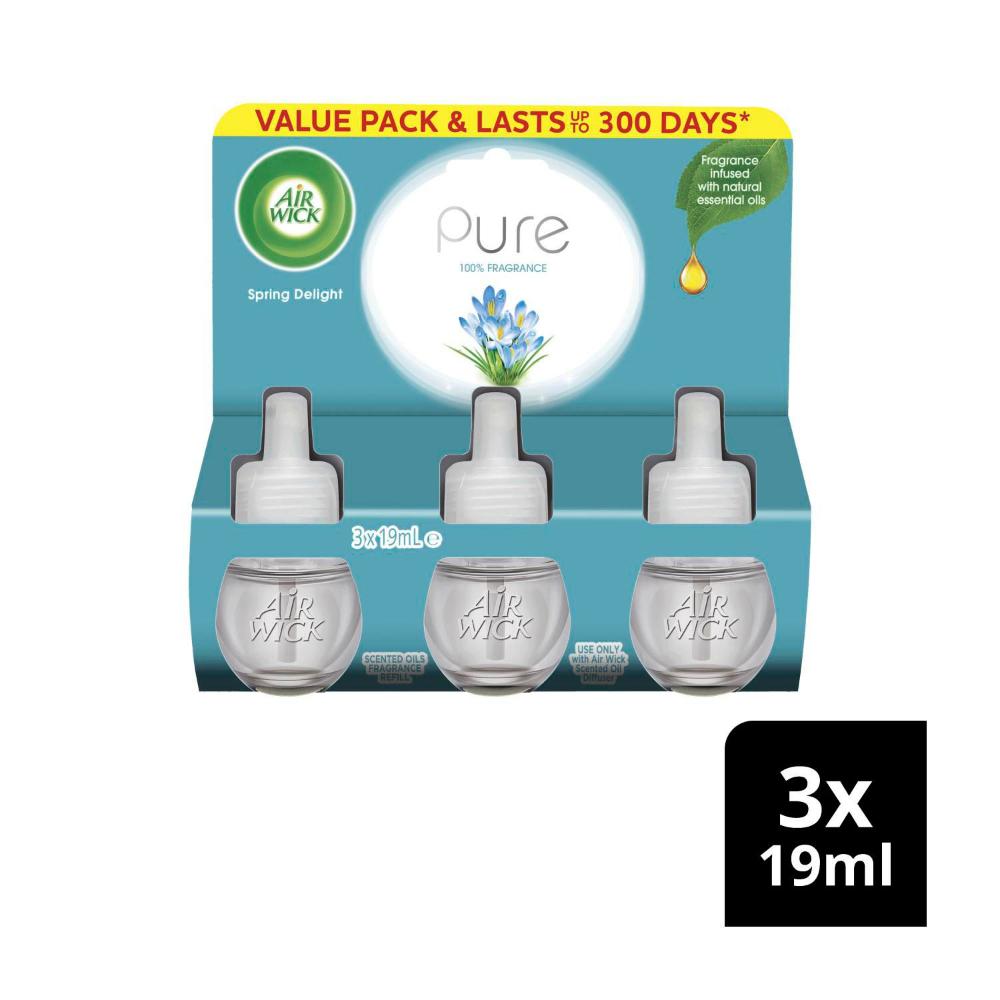 Air Wick Pure Spring Delight Refills 3x19ml - 3 Pack