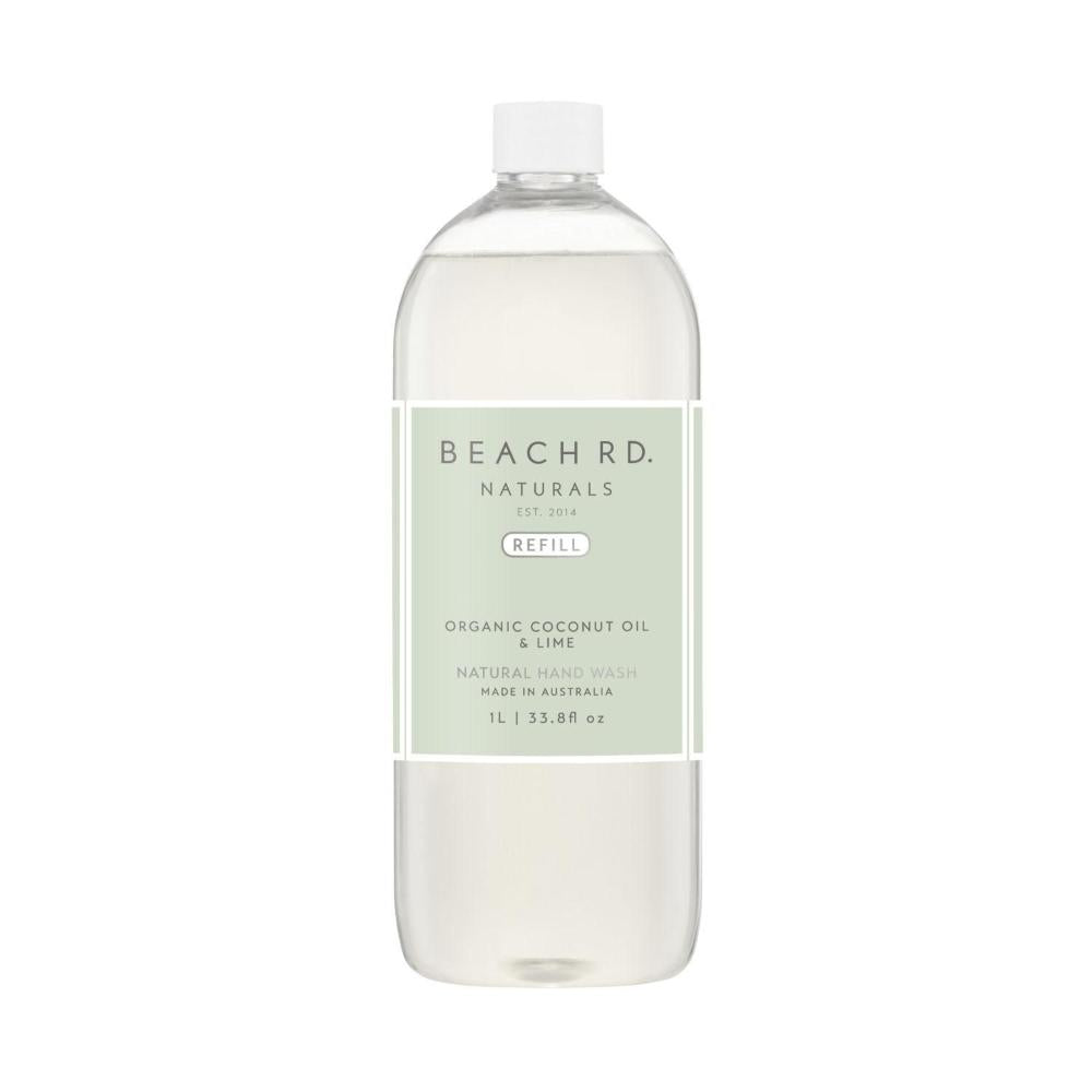 Beach Road Naturals Organic Coconut Oil & Lime Hand Wash Refill - 1L
