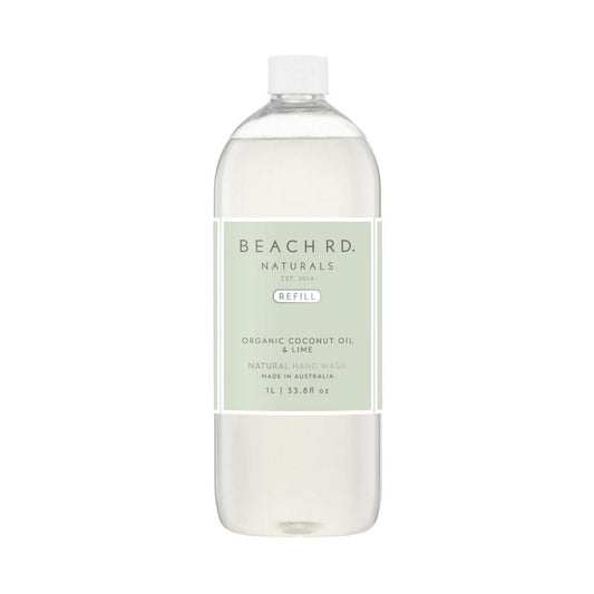 Beach Road Naturals Organic Coconut Oil & Lime Hand Wash Refill - 1L