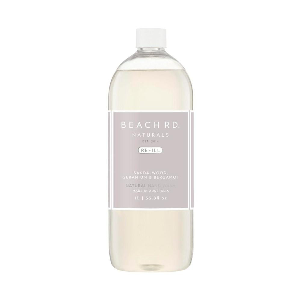 Beach Road Naturals Sandalwood Geranium & Bergamot Hand Wash Refill - 1L