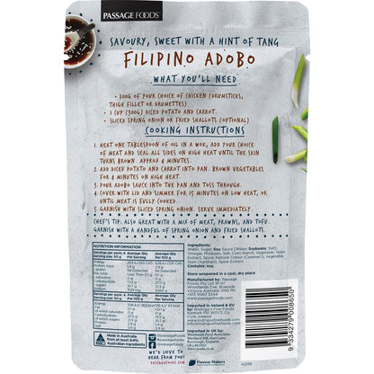 Passage To Asia Filipino Adobo Simmer Sauce 200g