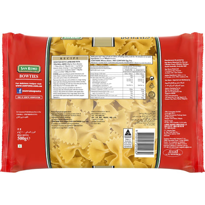 San Remo Bows Ties Pasta No 23 500g