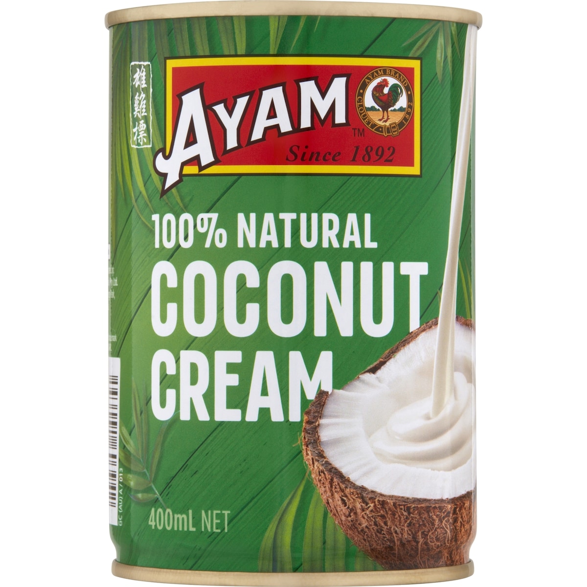 Ayam 100% Natural Coconut Cream 400ml