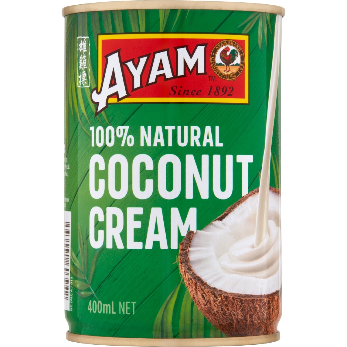 Ayam 100% Natural Coconut Cream 400ml