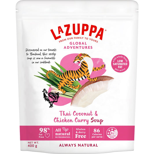 La Zuppa Soup Pouch Thai Coconut & Chicken Curry 400g