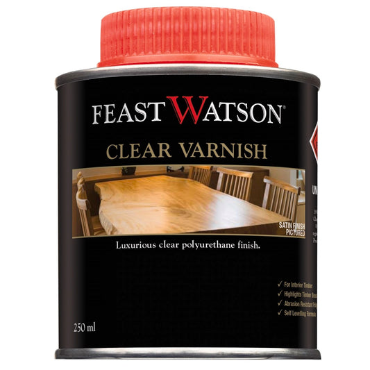 Feast Watson Clear Satin Varnish - 250ml