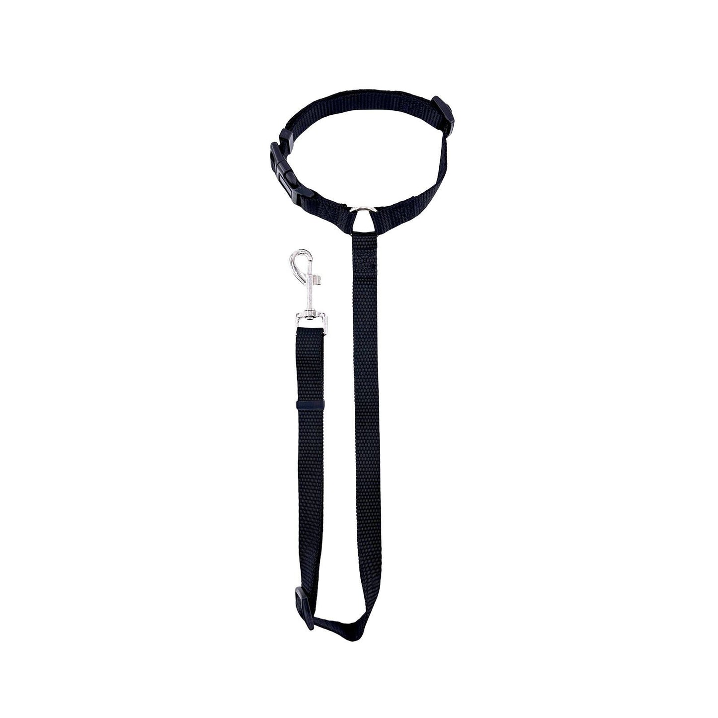 Flamingo Black Car Pet Traction Rope - 475mm