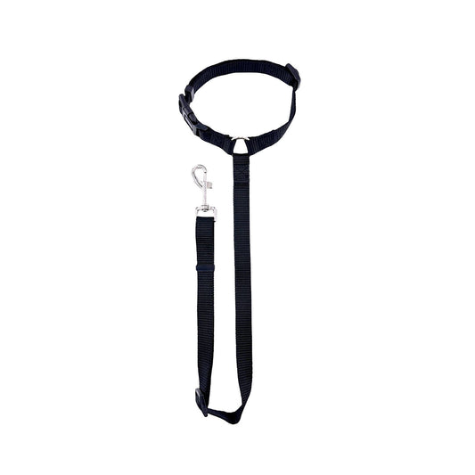 Flamingo Black Car Pet Traction Rope - 475mm
