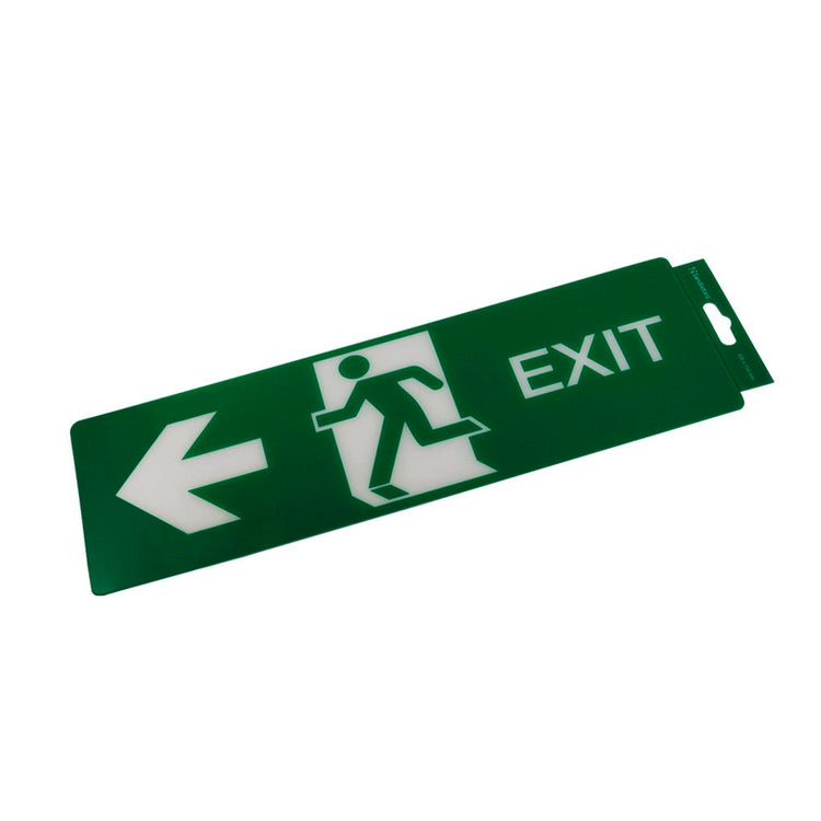 Sandleford Self Adhesive Left Exit Sign - 330 x 110mm