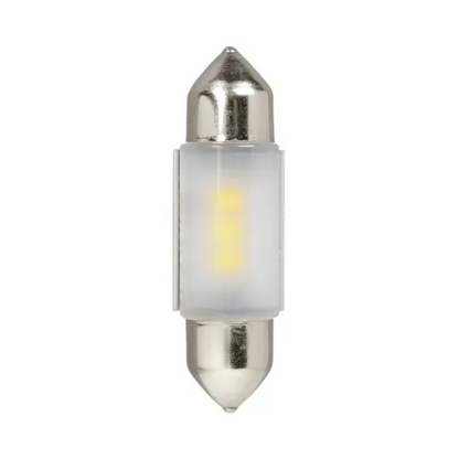 Narva Cool White LED Festoon Globe - 12V/24V - 36mm - 2 Pack