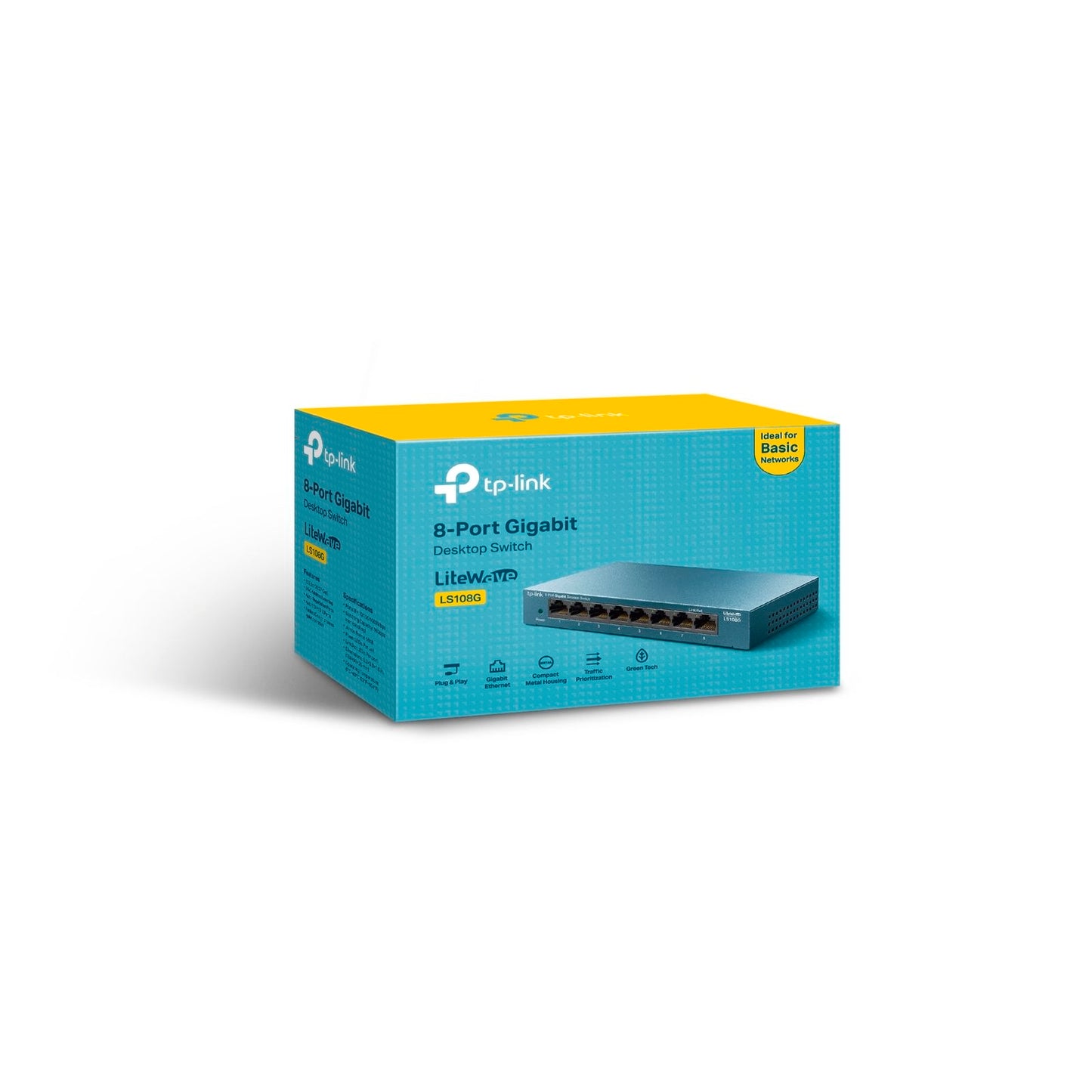 TP-Link LS108G 8 Port Gigabit Desktop Switch