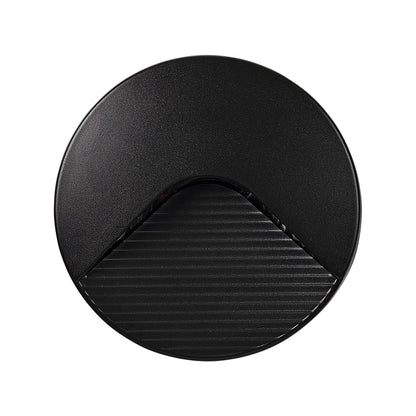 Brilliant Black Sanur Modern Wall and Step Light - 13cm