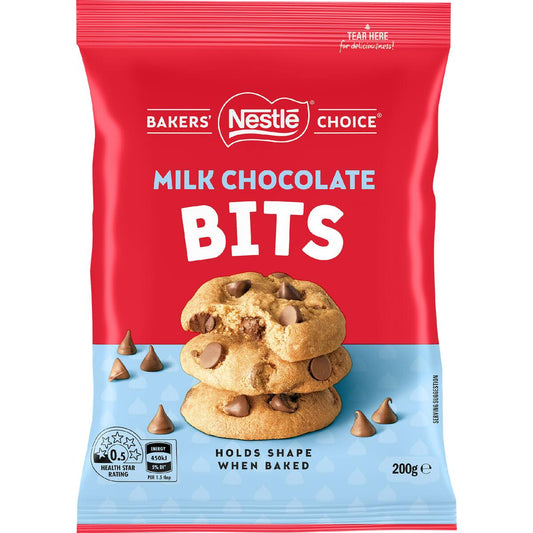 Nestle Bakers' Choice Milk Choc Bits 200g