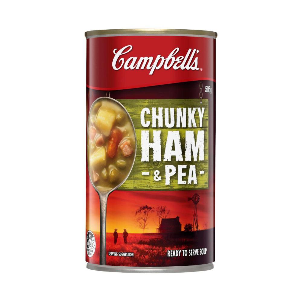 Campbell's Chunky Soup Can Ham & Pea - 505g