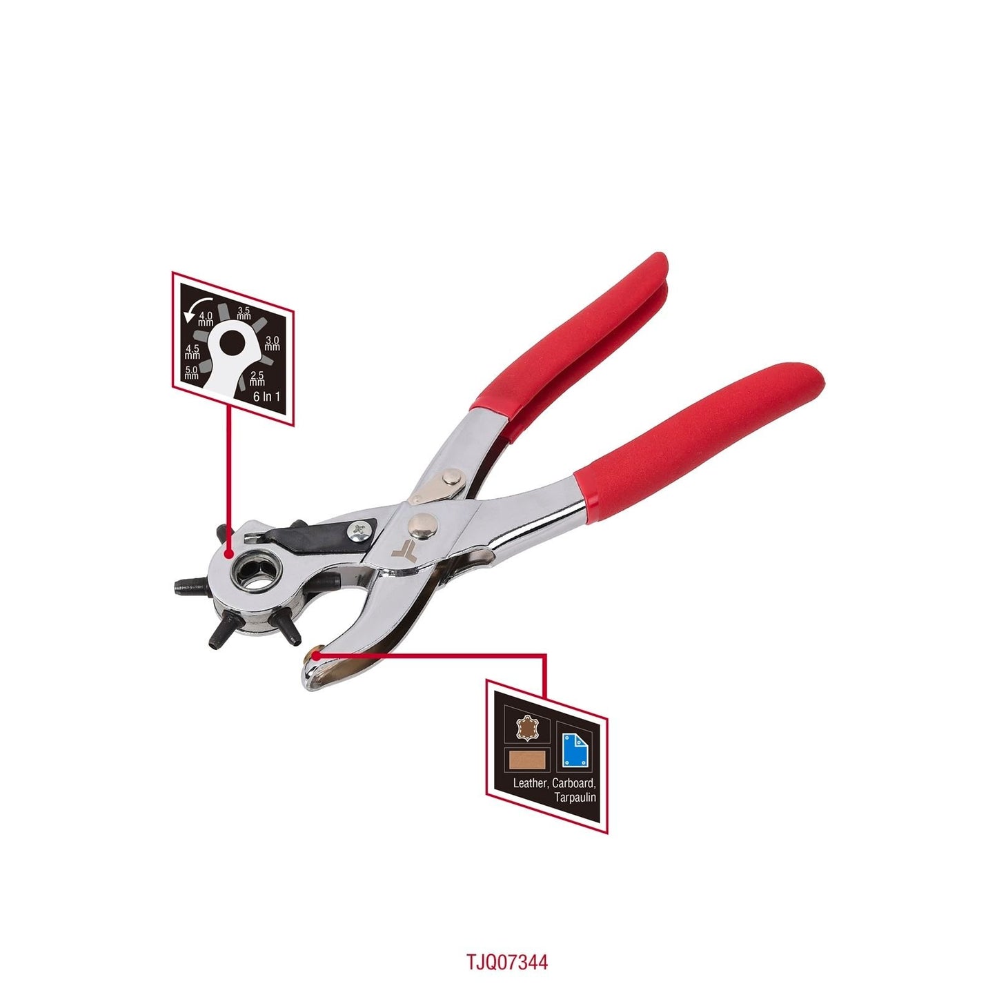 Trojan Adjustable Hole Punch - 2.5-5.0mm