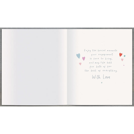 John Sands Greeting Card Engagement Hearts Each