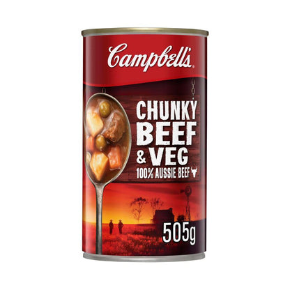 Campbell's Chunky Soup Can Beef & Veg - 505g