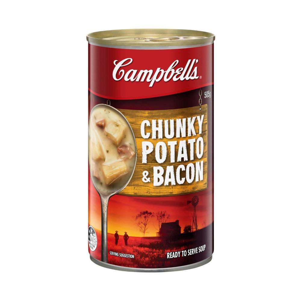 Campbell's Chunky Soup Can Potato & Bacon - 505g