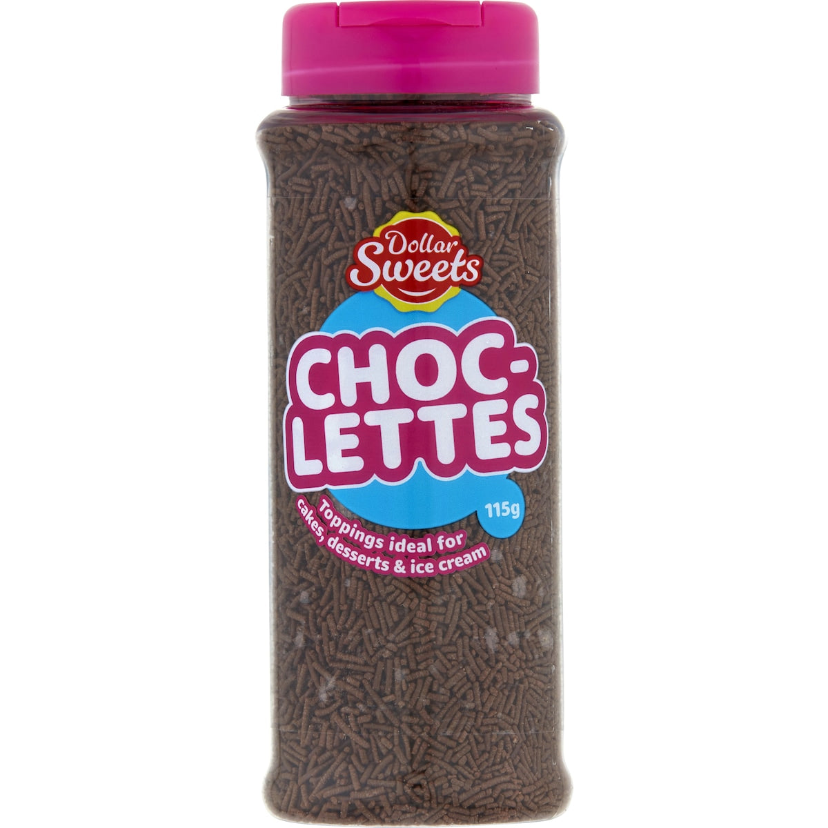 Dollar Sweets Choclettes Sprinkles Jar 115g