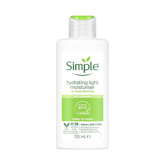 Simple Hydrating Light Moisturiser Kind To Skin - 125mL