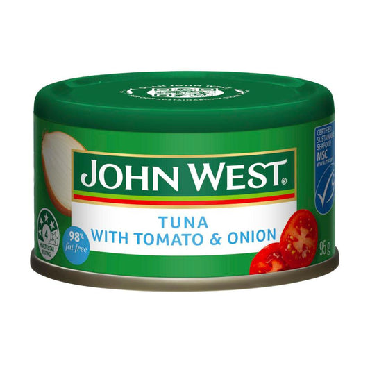 John West Tuna Tomato & Onion 98% Fat Free - 95g