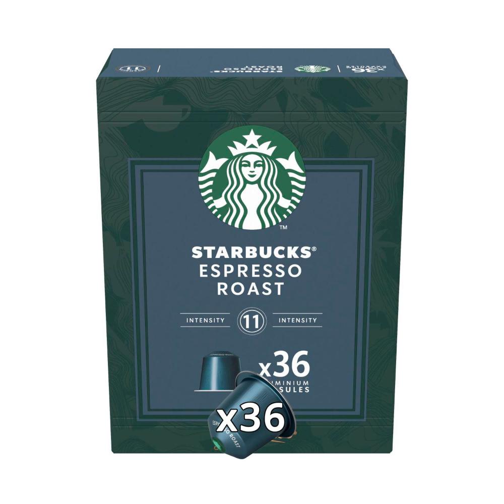 Starbucks By Nespresso Espresso Roast Intensity 11 Coffee Pods Capsules - 36 pack