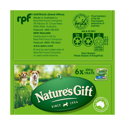 Nature's Gift Loaf Real Chicken Wet Dog Food 100g - 6 pack