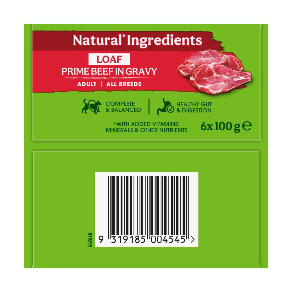 Nature's Gift Prime Beef In Gravy Dog Food 100g - 6 pack