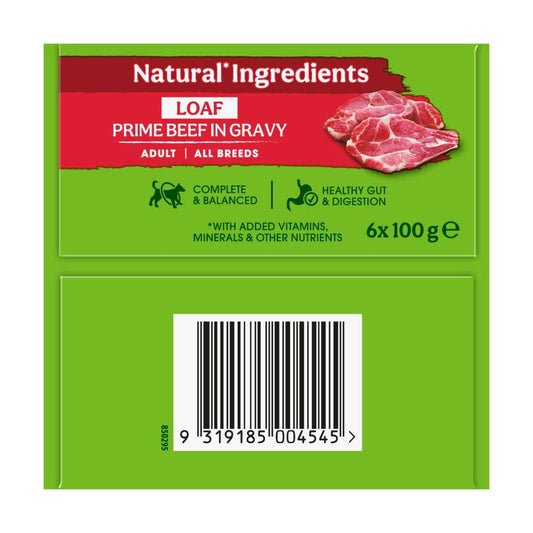 Nature's Gift Prime Beef In Gravy Dog Food 100g - 6 pack