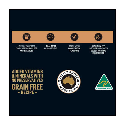 My Dog Adult Wet Dog Food Tasty Kangaroo Meaty Loaf 100g Trays - 6 pack