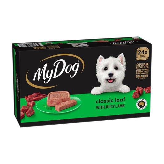 My Dog Adult Wet Dog Food Lamb assic 100g Trays - 24 pack