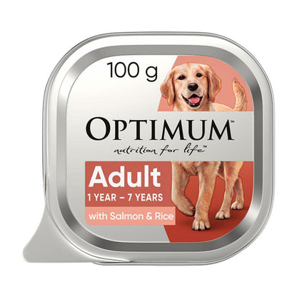 Optimum Adult Dog Food Salmon And Rice - 100g
