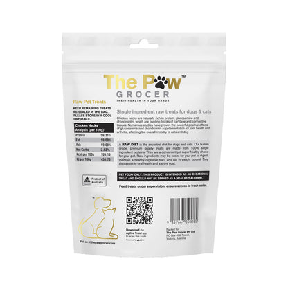 The Paw Grocer Freeze Dried Chicken Necks Dog Treat - 90g