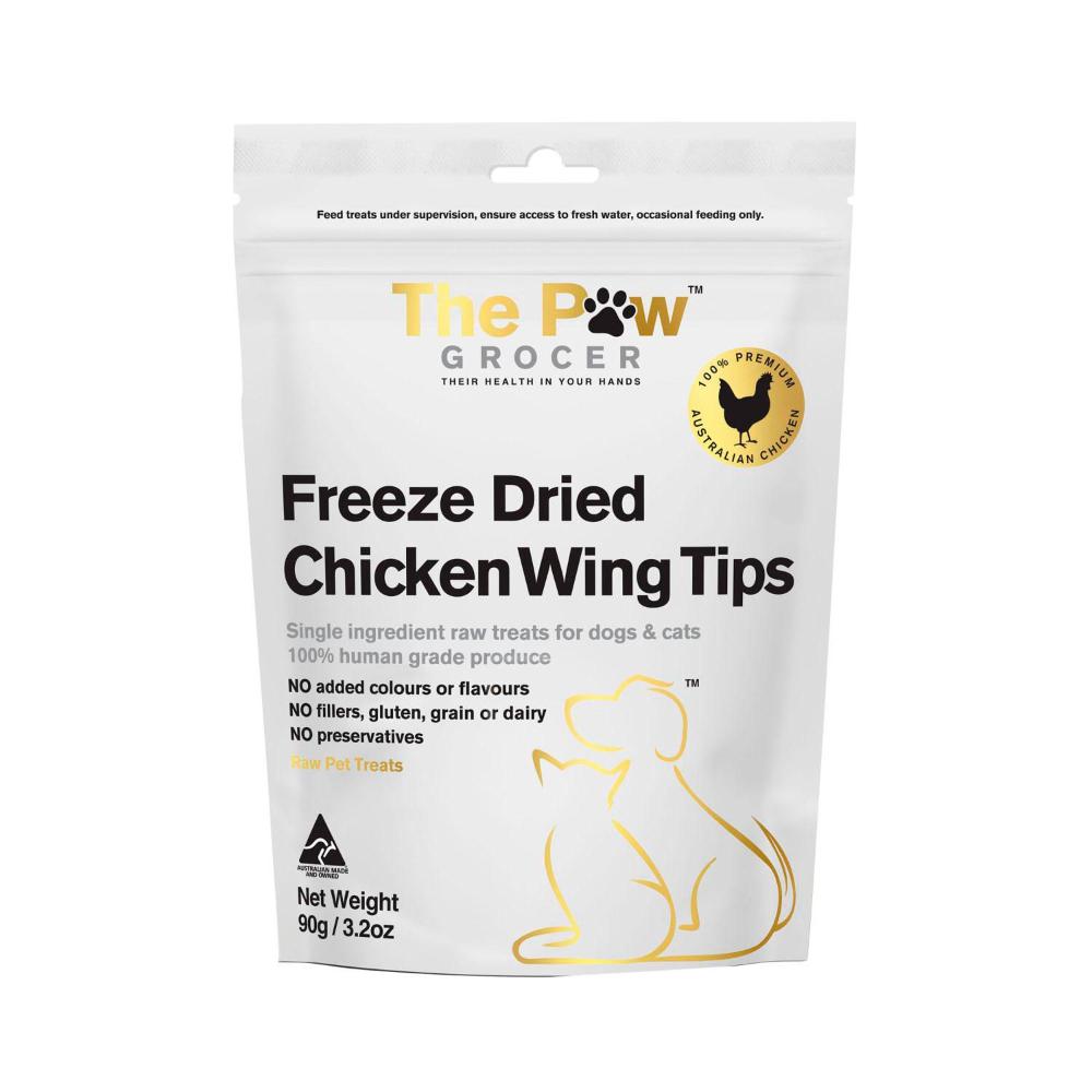 The Paw Grocer Freeze Dried Chicken Wing Tips Dog Treat - 90g