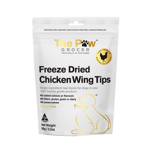 The Paw Grocer Freeze Dried Chicken Wing Tips Dog Treat - 90g