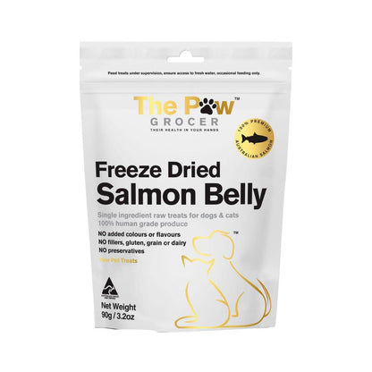 The Paw Grocer Freeze Dried Salmon Belly With Fins Dog Treat - 90g