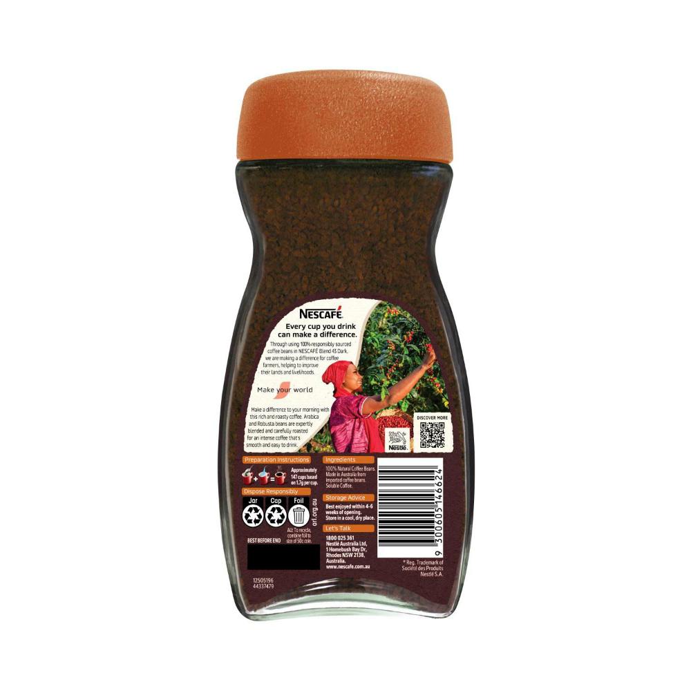 Nescafe Blend 43 Coffee Dark Roast - 250g