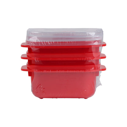 Decor Microsafe Easy Heat Containers 375ml - 3 pack