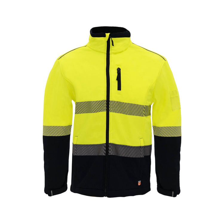 Citeco Yellow Hi Vis Soft Shell Jacket - Small